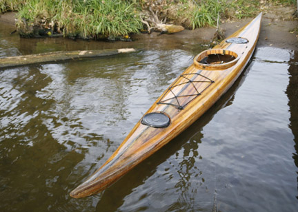 Perfect Duluth Day: Wooden Sea Kayak